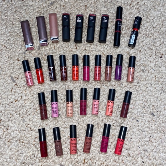 NYX Other - Large NYX, ELF & Maybelline Lipstick Bundle